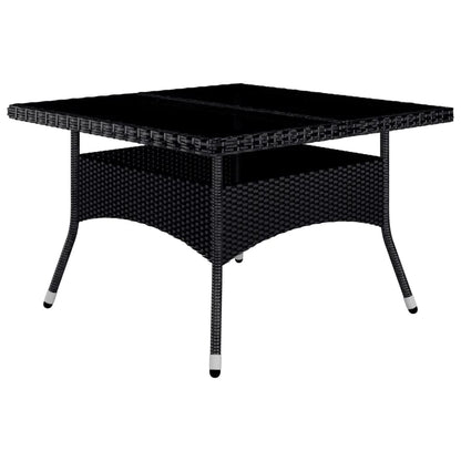 vidaXL Garden Dining Set | Black