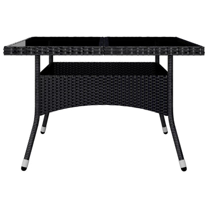 vidaXL Garden Dining Set | Black
