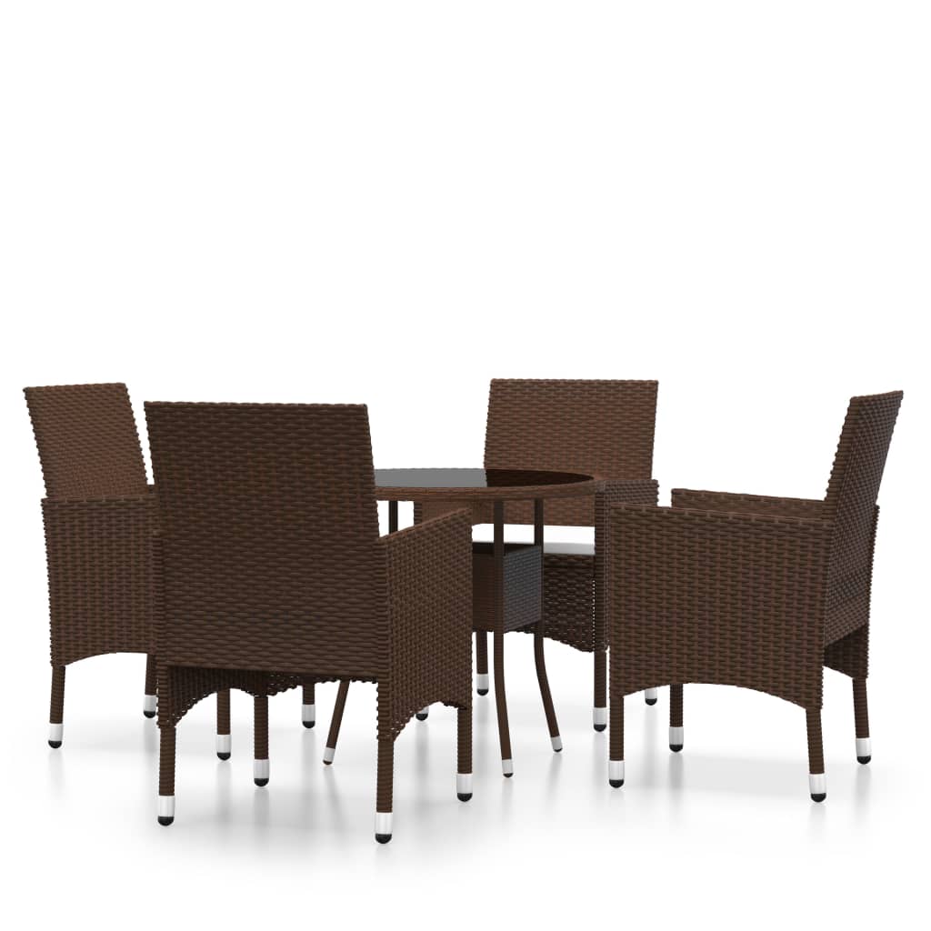 vidaXL Garden Bistro Set | Brown