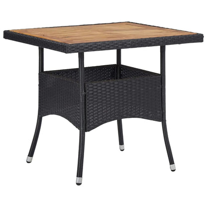 vidaXL Garden Dining Set | Black, Cream White