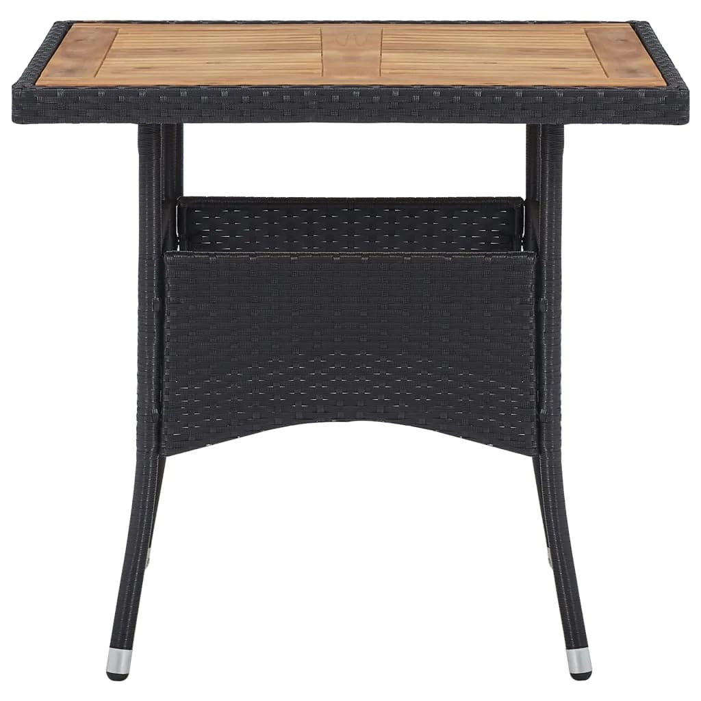 vidaXL Garden Dining Set | Black, Cream White
