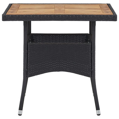 vidaXL Garden Dining Set | Black, Cream White
