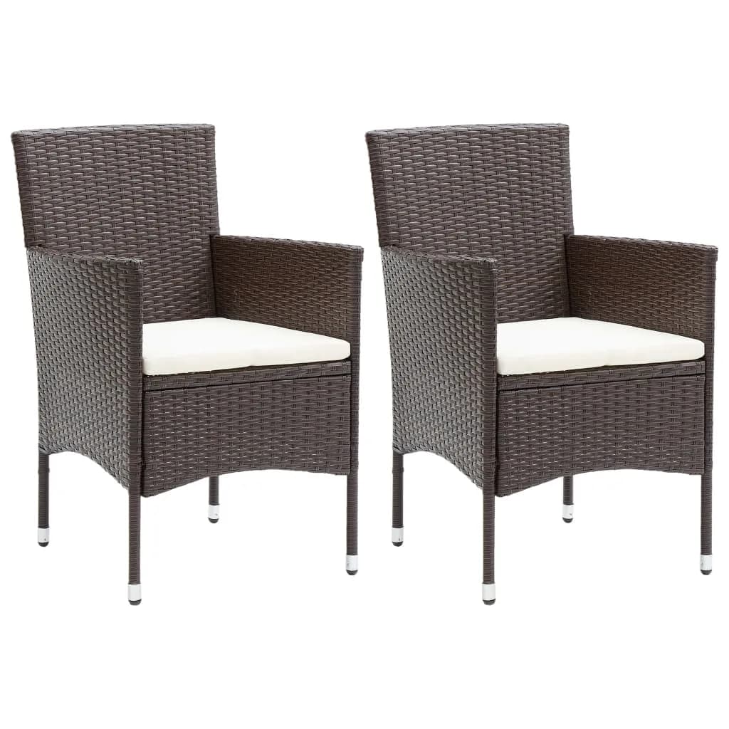 vidaXL Garden Dining Set | Brown
