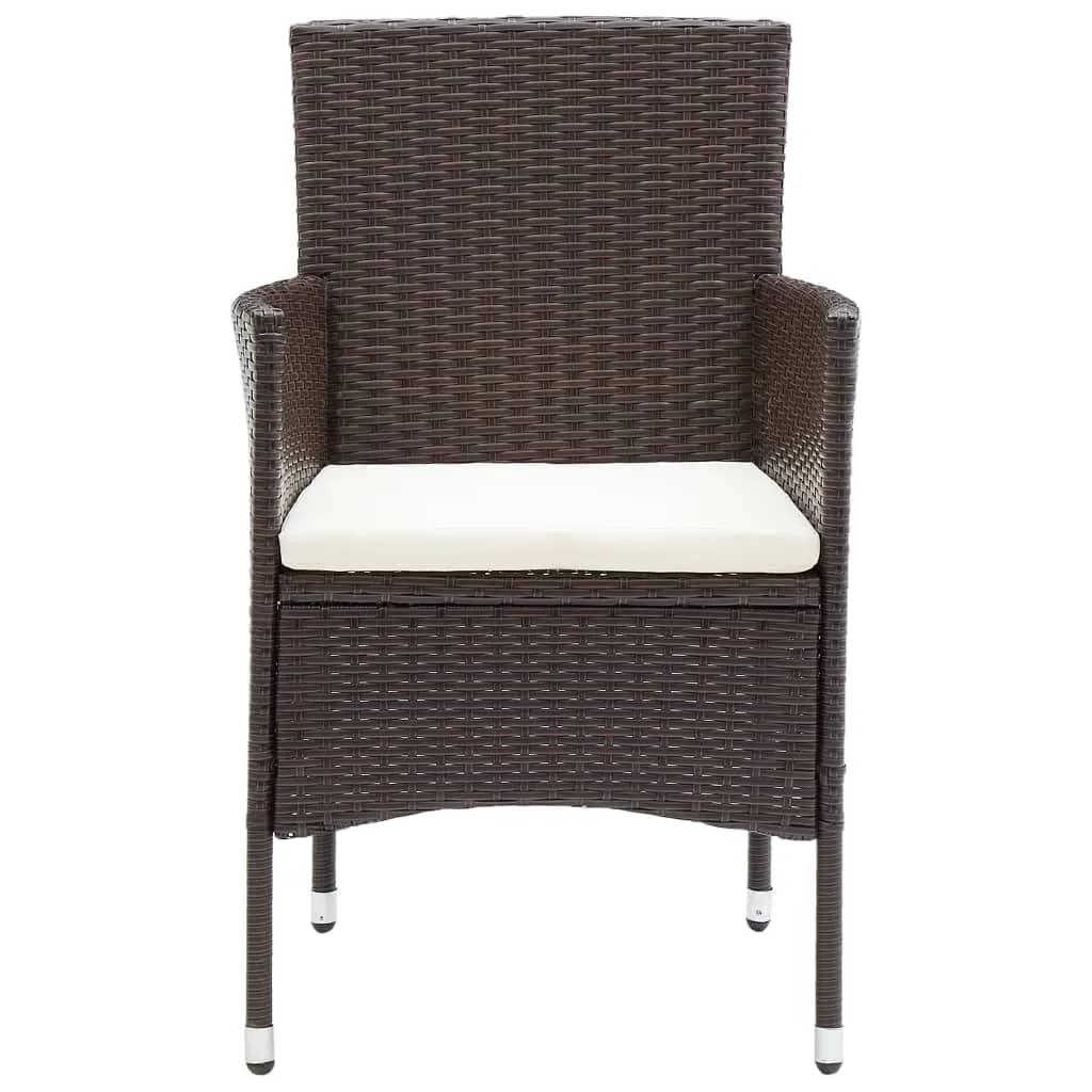 vidaXL Garden Dining Set | Brown