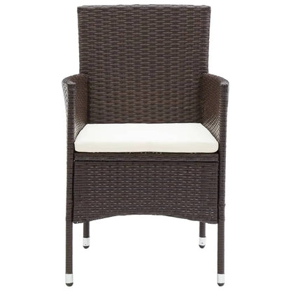 vidaXL Garden Dining Set | Brown