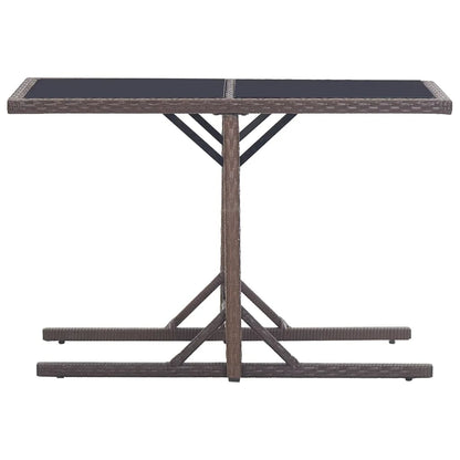vidaXL Garden Dining Set | Brown