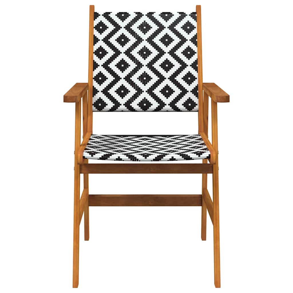 vidaXL Garden Chairs 6 pcs Solid Acacia Wood
