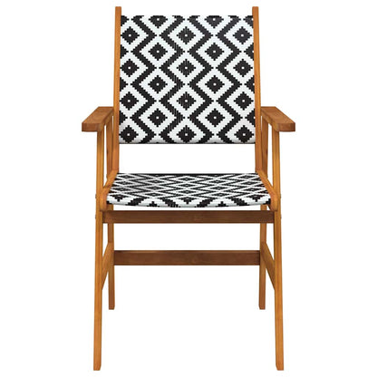 vidaXL Garden Chairs 6 pcs Solid Acacia Wood