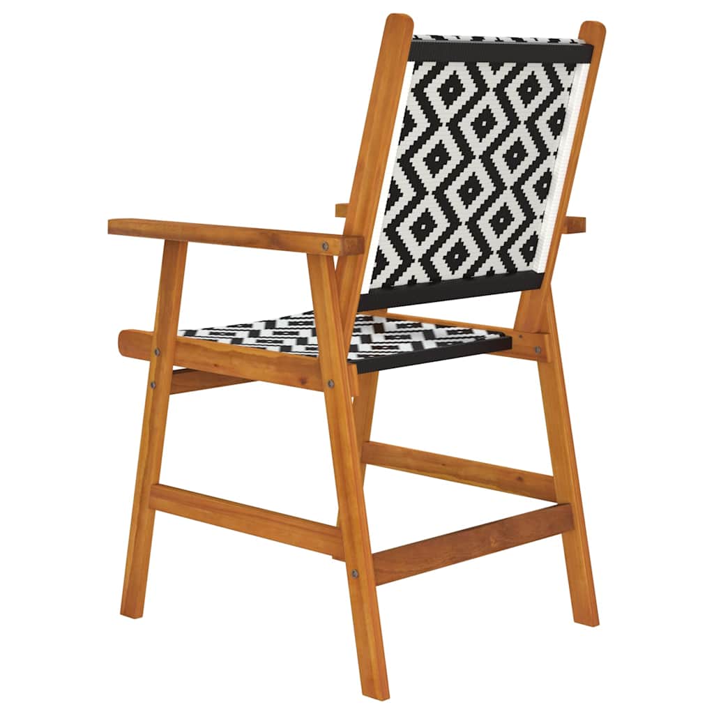 vidaXL Garden Chairs 6 pcs Solid Acacia Wood