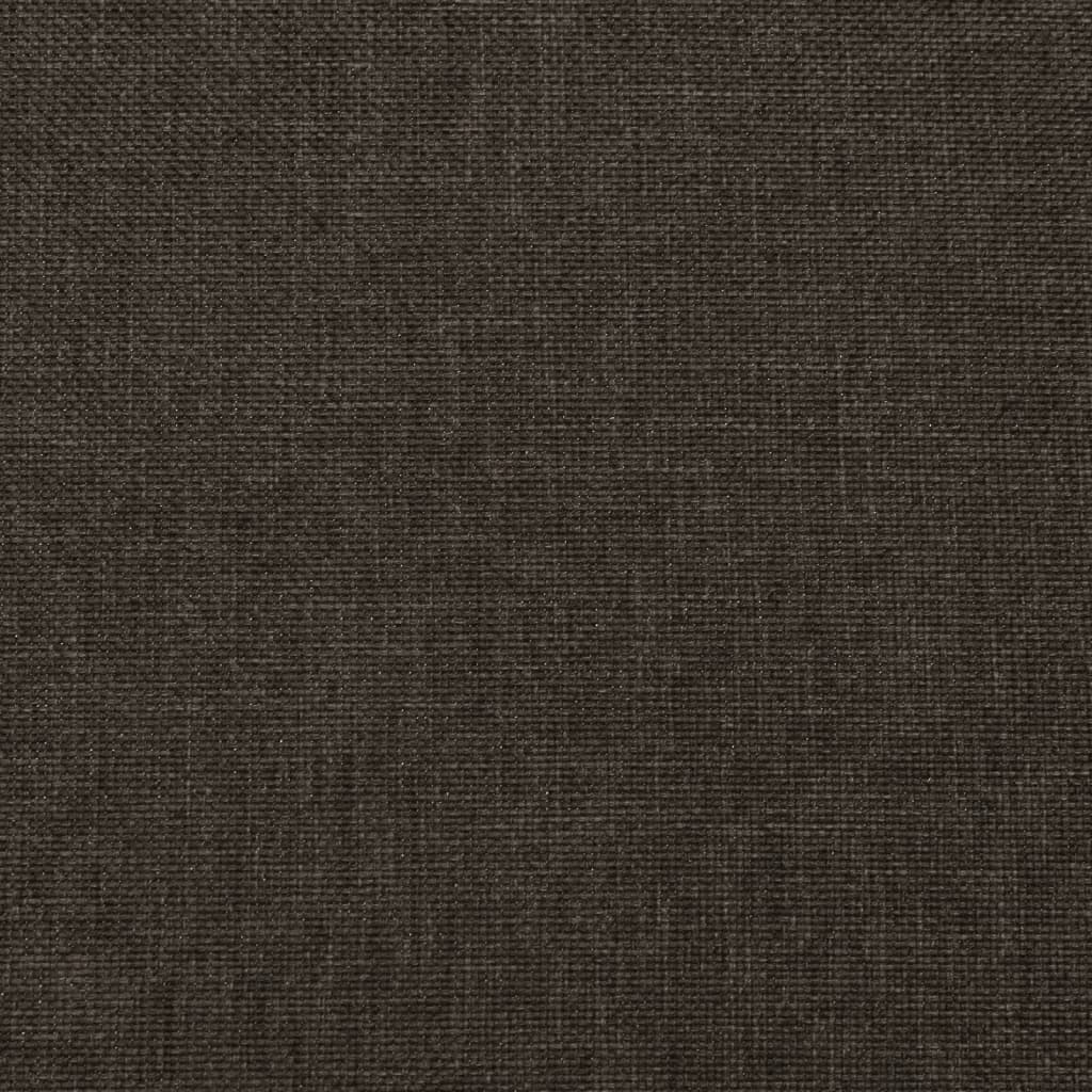 vidaXL Recliner Chair Dark Brown Fabric