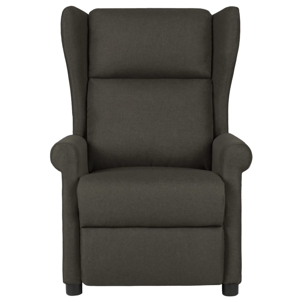 vidaXL Recliner Chair Taupe Fabric