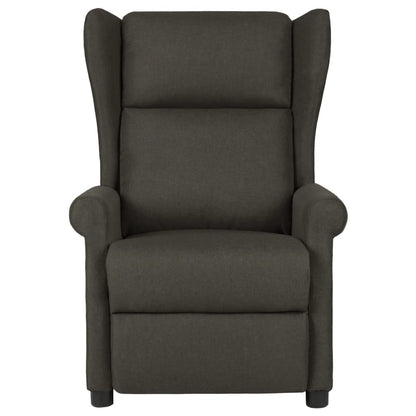 vidaXL Recliner Chair Taupe Fabric