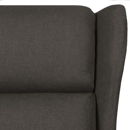 vidaXL Recliner Chair Taupe Fabric