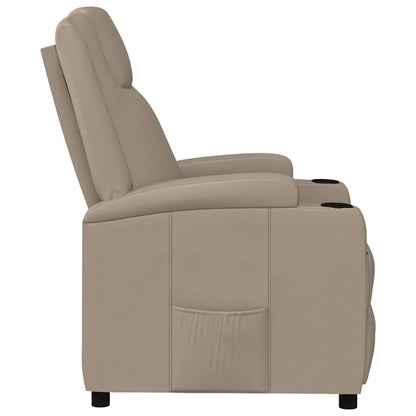 vidaXL Recliner Chair Cappuccino Faux Leather