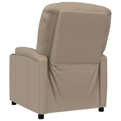 vidaXL Recliner Chair Cappuccino Faux Leather