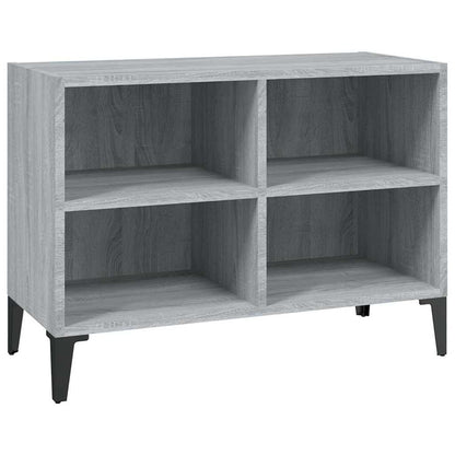 vidaXL TV Cabinet with Metal Legs Grey Sonoma 69,5x30x50 cm