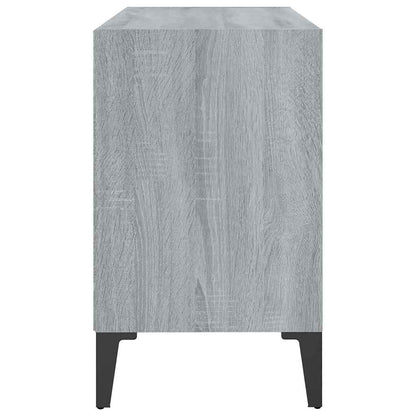 vidaXL TV Cabinet with Metal Legs Grey Sonoma 69,5x30x50 cm