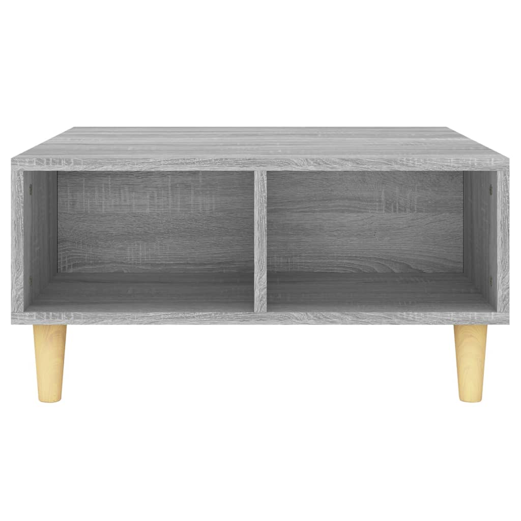 vidaXL Coffee Table Grey Sonoma 60x60x30 cm Engineered Wood