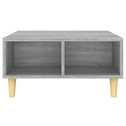 vidaXL Coffee Table Grey Sonoma 60x60x30 cm Engineered Wood
