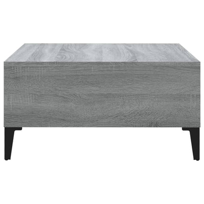 vidaXL Coffee Table Grey Sonoma 60x60x30 cm Engineered Wood