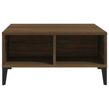 813169 vidaXL Coffee Table Brown Oak 60x60x30 cm Engineered Wood