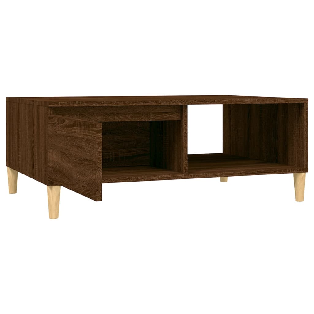 vidaXL Coffee Table Brown Oak 90x60x35 cm Engineered Wood