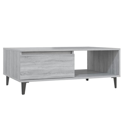 vidaXL Coffee Table Grey Sonoma 90x60x35 cm Engineered Wood