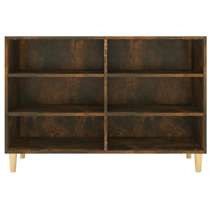 vidaXL Sideboard Smoked Oak 103.5x35x70 cm Engineered Wood