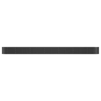 vidaXL Garden Raised Bed | Anthracite | Powder-coated steel | Extra Long