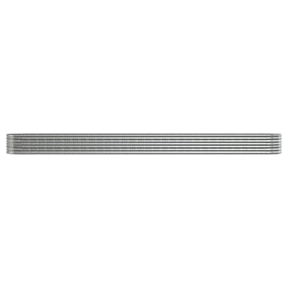 vidaXL Garden Raised Bed | Silver | Powder-coated steel | Large | Durable