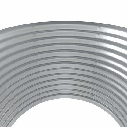 vidaXL Garden Raised Bed Galvanised Steel 100x100x68 cm Green