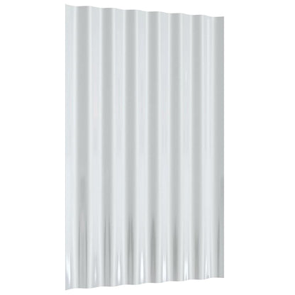 vidaXL Roof Panels 12 pcs Galvanised Steel Anthracite 60x36 cm