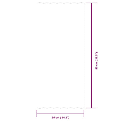 vidaXL Roof Panels 36 pcs Galvanised Steel Brown 80x36 cm