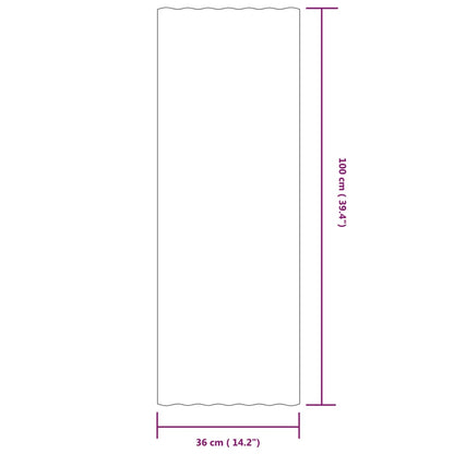 vidaXL Roof Panels 12 pcs Galvanised Steel Grey 100x36 cm