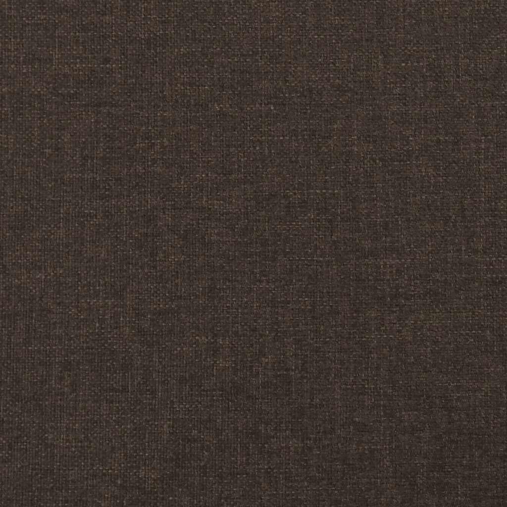 vidaXL Massage Chair Dark Brown Fabric