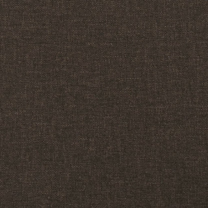 vidaXL Massage Chair Dark Brown Fabric