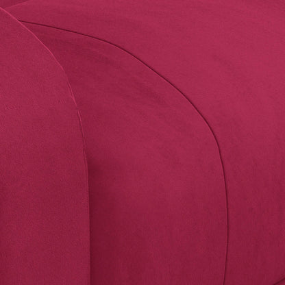 vidaXL Recliner Chair Wine Red Velvet