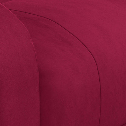 vidaXL Massage Chair Wine Red Velvet