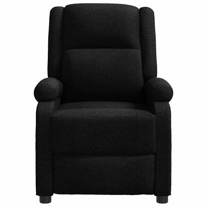 vidaXL Recliner Chair Black Fabric