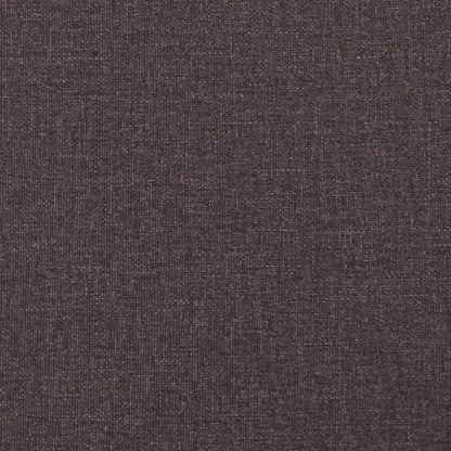 vidaXL Recliner Chair Dark Brown Fabric