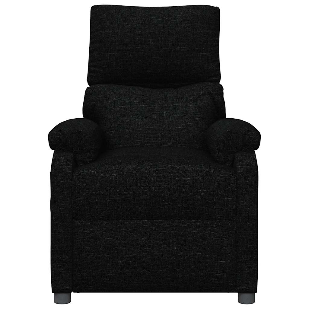 vidaXL Massage Chair Black Fabric