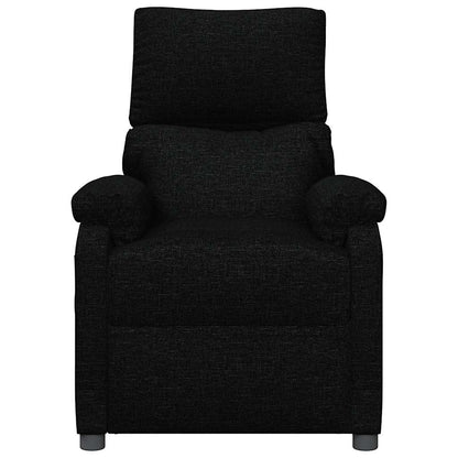 vidaXL Massage Chair Black Fabric