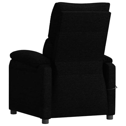 vidaXL Massage Chair Black Fabric