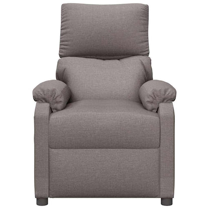 vidaXL Massage Chair Taupe Fabric