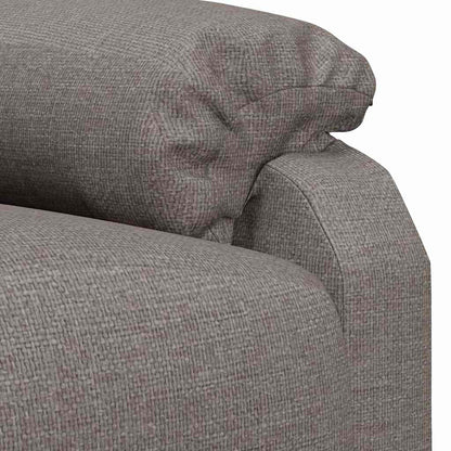 vidaXL Massage Chair Taupe Fabric