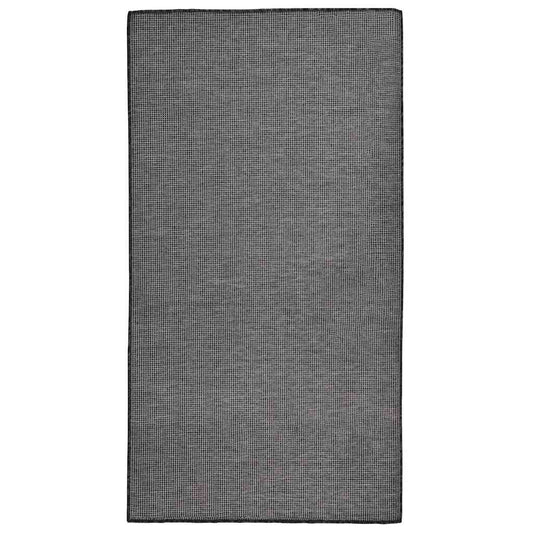 vidaXL Outdoor Flatweave Rug 80x150 cm Grey