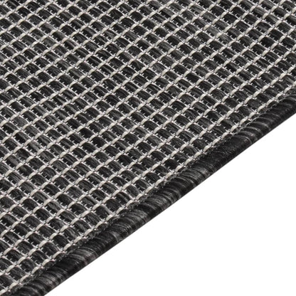 vidaXL Outdoor Rug | Grey | Polypropylene | 100x200 cm | Durable | Outdoor Rug