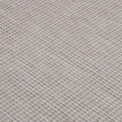 vidaXL Outdoor Flatweave Rug 80x150 cm Light Grey