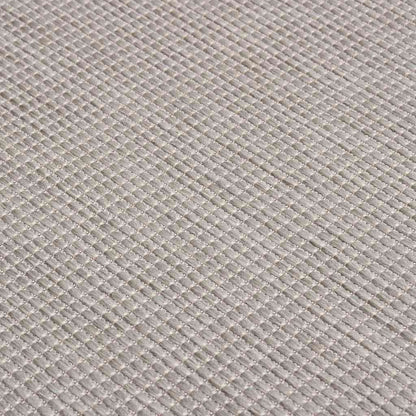 vidaXL Outdoor Flatweave Rug 160x230 cm Light Grey
