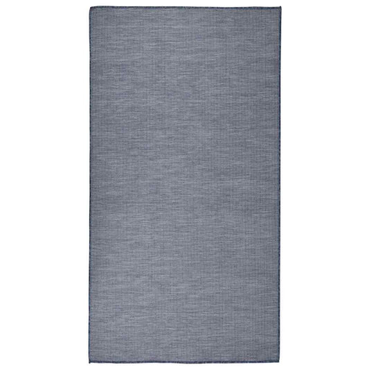 vidaXL Outdoor Flatweave Rug 80x150 cm Blue